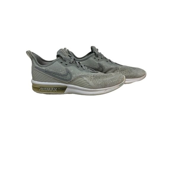 Nike Air Max Sequent 4 Running Shoes Gray Preowned Women's 9‎ A04485-100 - Picture 3 of 8